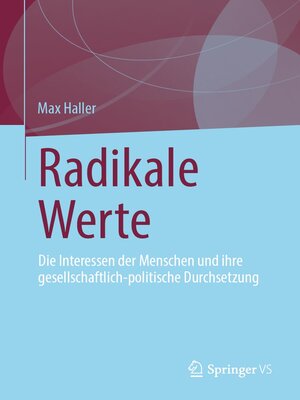 cover image of Radikale Werte